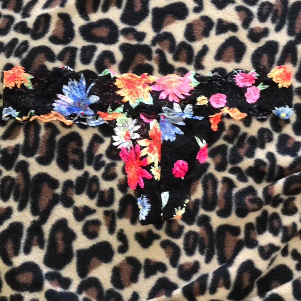 Women’s PINK floral Victoria’s Secret panties